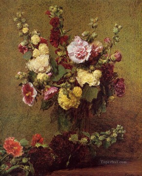  Fantin Obras - Flor de corvejón pintor Henri Fantin Latour